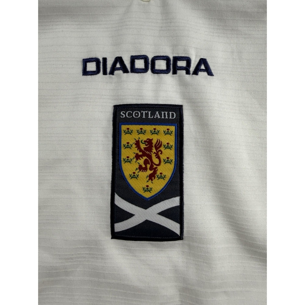 Scotland Away football shirt 2003 - 2005 White Diadora Woman Size 10 - Picture 6 of 15